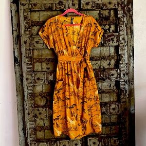 Safari wrap dress.
